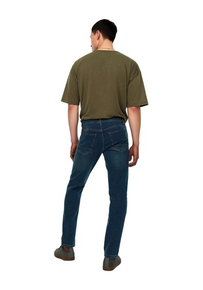 Ersefa Erkek Slim Fit Esnek Kot Pantolon Fonksiyonel Dayanıklı Kaliteli Indigo