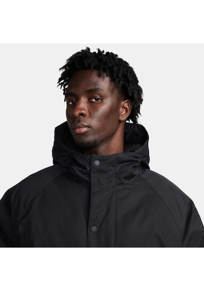Nike Life Filled Parka Erkek Mont Fb7587-010 Siyah