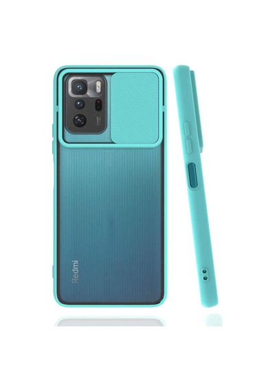 Xiaomi POCO X3 GT Kapak Lensi Açılır Kapanır Kamera Korumalı Silikon Kılıf