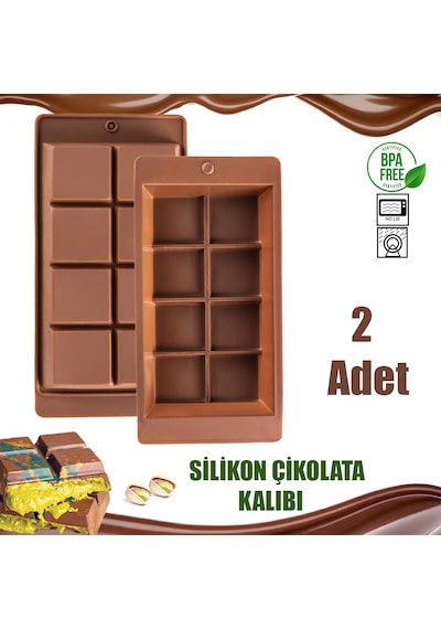 Porsima Mys 30301-1 Bpa Free 2 Adet Silikon Dubai Çikolatası Kabı Porsima Mys 30301-1 Bpa Free 2 Adet Silikon Dubai Çikolatası Kabı