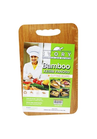 16 26 Cm Bamboo Ahşap Bambu Kesim Panosu Bambu Kahverengi Diğer