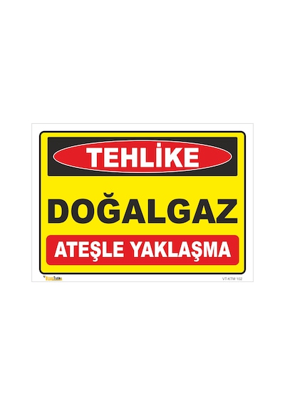 DOĞALGAZ-ATEŞLE YAKLAŞMA LEVHASI KTM 102