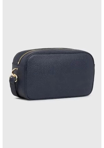 Tommy Hilfiger Kadın Th Emblem Kamera Çantası Mavi