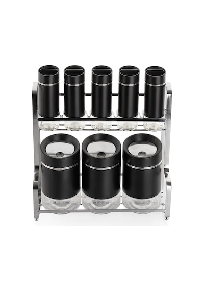 Schafer Silver Touch Baharat Takımı 9 Parça-siyah Siyah