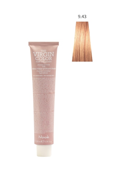 Nook Virgin Color Profesyonel Saç Boyası 100ml-sarı Bakır Dore/şeftali Sarısı 9.43-gold Çilek Sarısı