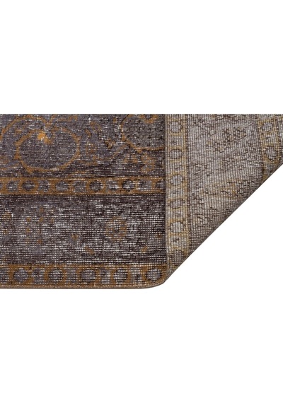Romantik Vintage Gül Desenli Eskitme Yün Halı - 159x249 Cm 9931