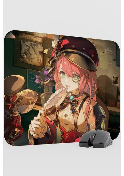 Charlotte Genshin Impact Anime Gacha V5 - 48x40 Xl Gaming Mouse Pad Fare Altlığı
