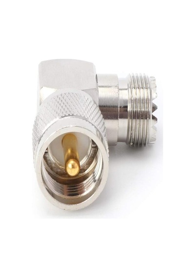 Joykk Uhf Pl259 Erkek Bağlantı Adaptörü Dişi So239 90 Derece Açılı Jack - Arjantin