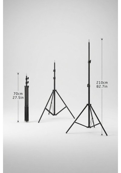 Ring Light 10 İnç Bluetooth Kumandalı Tripod Telefon Tutucu Adaptörlü Tiktok Youtube Canlı Yayın Makyaj Işığı