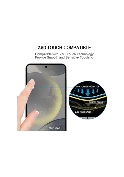 Samsung Galaxy S25+ Plus 5g Uyumlu Ekran Koruyucu Temperli Kırılmaz Cam Parmak İzi Okur