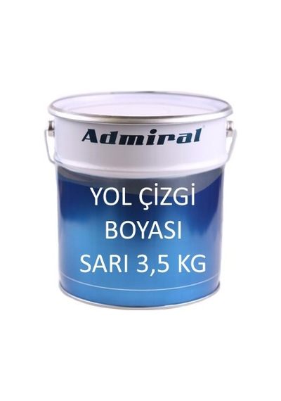 Admiral Yol Çizgi Boyası Sarı 3,5 Kg