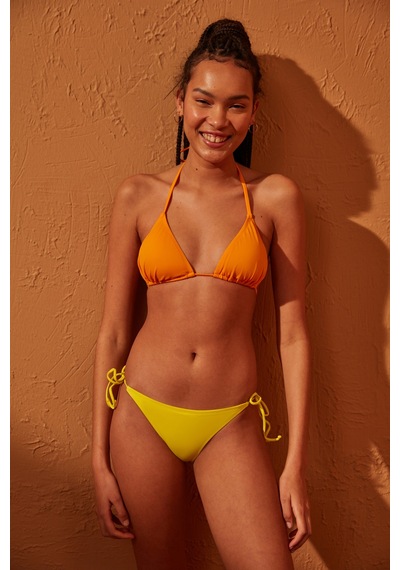 Penti Basic İp Bağlamalı Sarı Bikini Altı