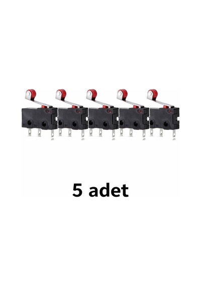5 Adet Makaralı Micro Switch Anahtar 5a 5a 250v Rulo Makara Koll