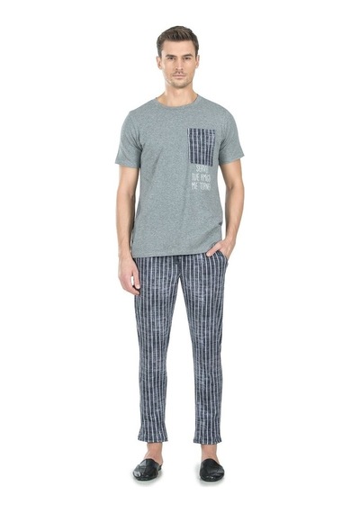 Jiber 4739 Erkek Kısa Kol Pijama Takımı