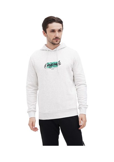 Jack & Jones Jorsergey Erkek Sweatshirt 12244218 BEYAZ