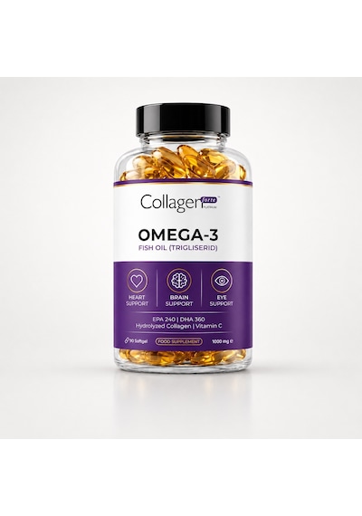 Collagen Forte Platinum Omega 3 Premium Balık Yağı 90 Kapsül