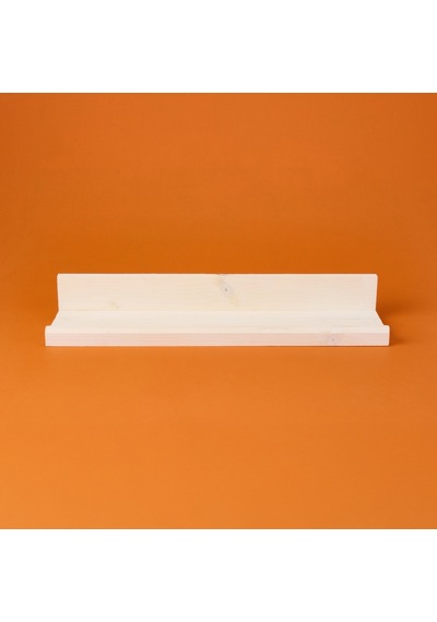 Dekor L Duvar Rafı - Beyaz - 49x14x7 Cm