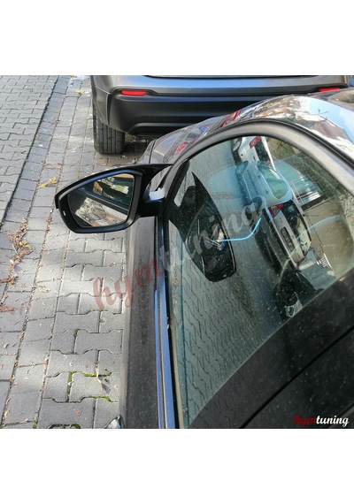 Skoda Octavia Mk3 2015+ Yarasa Ayna Kapağı - Parlak Siyah