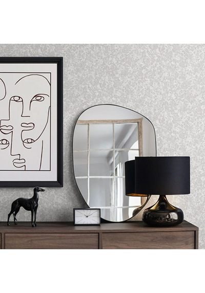 Adawall Muse Koleksiyonu- 25103-1 Kırık Beyaz Dokulu Modern Duvar Kağıdı 1.06x15.6m, 16.5m²