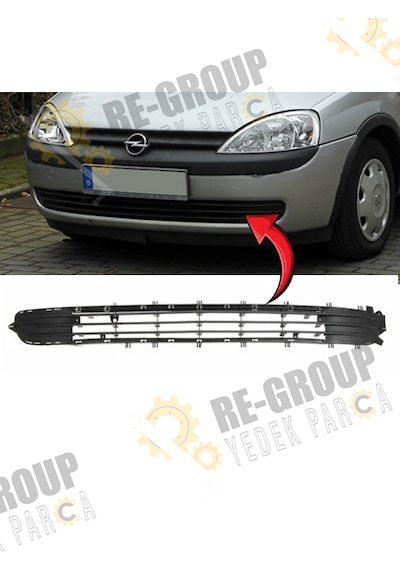 Opel Corsa C Ön Tampon Alt Orta Izgara -sissiz- 2001-2003 1400676
