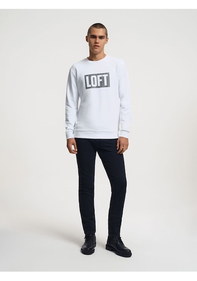 LOFT Regular Fit Erkek Sweatshirt Lf2031655 Q1.v1 Beyaz