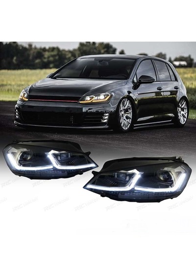 Volksvagen Golf 7 2013-2016 Mk7 Krom J Ön Far