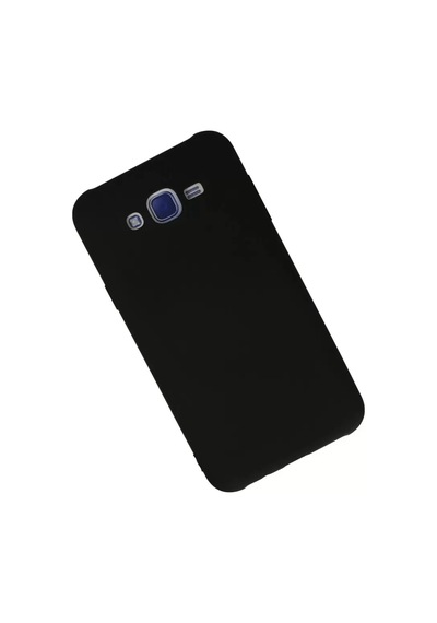 Newface Samsung Galaxy J7 Kılıf Nano İçi Kadife Silikon - Siyah