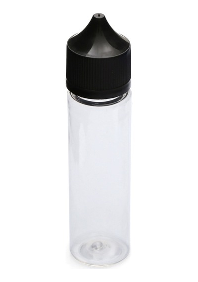 60ml Plastik Şeffaf Gorilla Şişe Siyah Kapaklı Şişe, 24 Adet, Plastik Şişe, Likit Şişesi, Sıkıma Uygun Yumuşak Şişe, Şeffaf Şişe