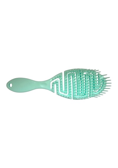 Croc Saç Fırçası Seti 2li Yeşil - Saç Açıcı Fırça, 3d Detangler Brush - Tarak Hediyeli