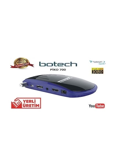 Botech Piko 701 Wifli Versiyon Full Hd Mini Uydu Alıcı
