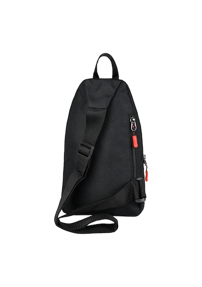 Seventeen 3474- Unisex Çapraz Göğüs Çantası Siyah Çok Bölmeli Ayarlanabilir Askılı Günlük Omuz Ve Body Bag