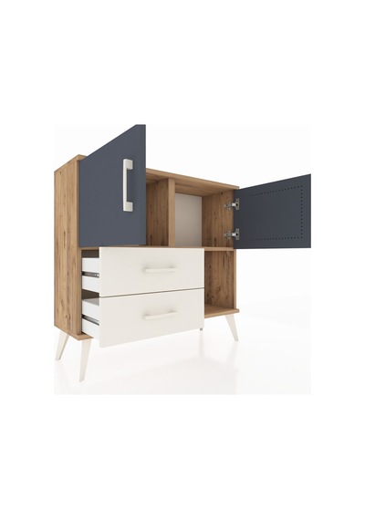 Arges Şifonyer 2 Raflı 2 Çekmeceli 2 Kapaklı 88x30x80 Çam-antrasit/aytaşı Antrasit/aytaşı Arges Şifonyer 2 Raflı 2 Çekmeceli 2 Kapaklı 88x30x80 Çam-antrasit/aytaşı Antrasit/aytaşı