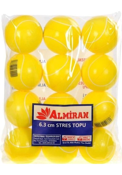 Stres Topu 6.5cm 12'li Paket