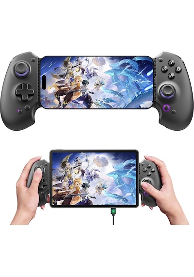 Abxylute S9 Type-c Mobil Oyun Kumandası Hall Effect Analog Ve Tetik, Android / İphone / Tablet Uyumlu