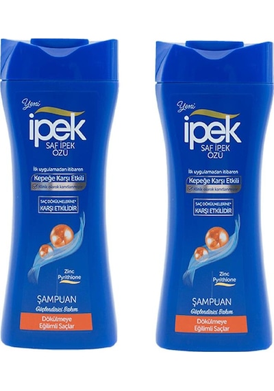 İpek Kepeğe Karşı Etkili Dökülmeye Eğilimli Saçlar için Şampuan 2 x 480 ML