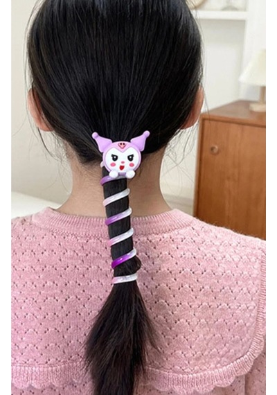 Kız Çocuk Spiral Burgulu Toka Sanrio Makarna Toka 2 Adet