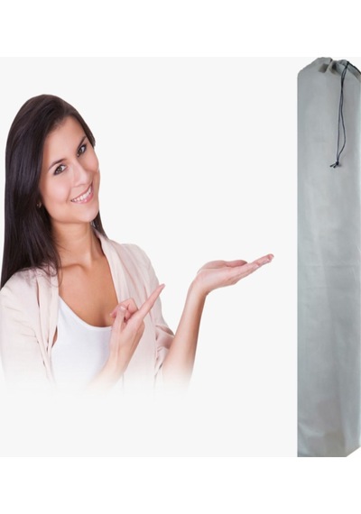 4m² Halı Hurcu -halı Kılıfı - Gri Tele Kumaş Düzenleyici -organizer - Bağcıklı Halı Hurcu Tela Beyaz Diğer