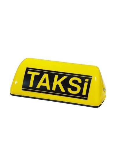 Taksi Levhası Komple Sarı Yazılı Serkar