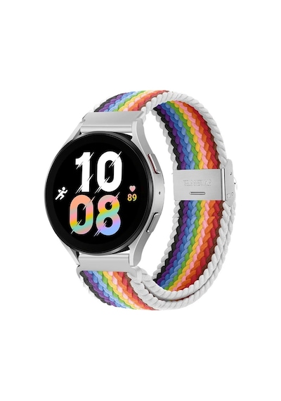 Huawei Watch Gt4 41mm / Üniversal-garmin-mibro-vivo Akıllı Saat 18mm Kordon Metal Klipsli Flexi Örgü