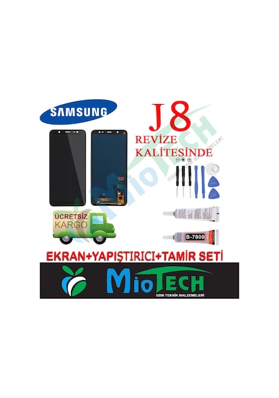 Samsung Uyumlu Galaxy J8 J810 Lcd Ekran Dokunmatik Ürün-Siyah