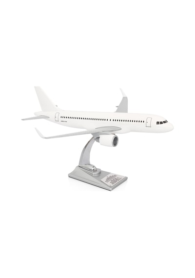 Zekupp Airbus A320 Model Uçak 1/100 Beyaz Elit Maket Uçak