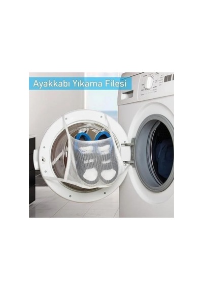 Pratik Çamaşır Makinesi Kapağa Bağlamalı Ayakkabı Yıkama Filesi Hmngo48-ıeg4874d Çok Renkli Çok Renkli