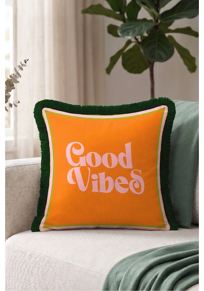Retro Slogan Pop Art Görünümlü Saçaklı Yastık Kılıfı-bohem Yazı Pembe Siyah Püsküllü Kırlent Kılıfı Sakin Vadi Serenat Retro Slogan Pop Art Görünümlü Saçaklı Yastık Kılıfı-bohem Yazı Pembe Siyah Püsküllü Kırlent Kılıfı Sakin Vadi Serenat