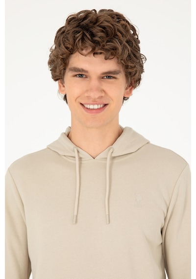U.s. Polo Assn. Erkek Taş Sweatshirt 50295167-vr049 Taş