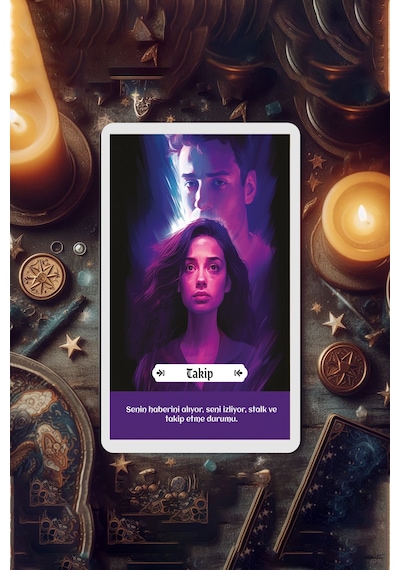 Pia Tarot Kehanet Destesi, Açıklamalı 47 Kart Kutulu Set