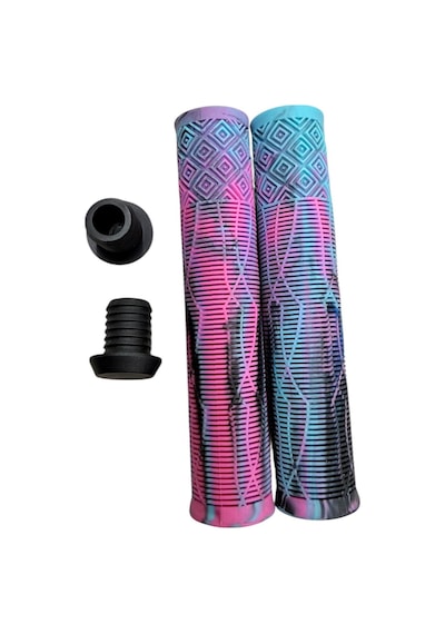 17 Cm Mtb Bmx Freeride Elcik Silikon Bisiklet Elcik Kaymaz Yapı Dirt Jump Bisiklet Elciği Pembe Turkuaz Mor - Pembe