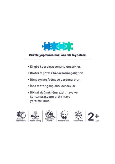 Eğitici Puzzle Oyun & Tamamlama Kartları - Meslekler