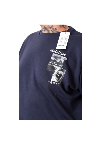 Mode Xl Erkek Sweat Bisiklet Understand U25815 İndigo