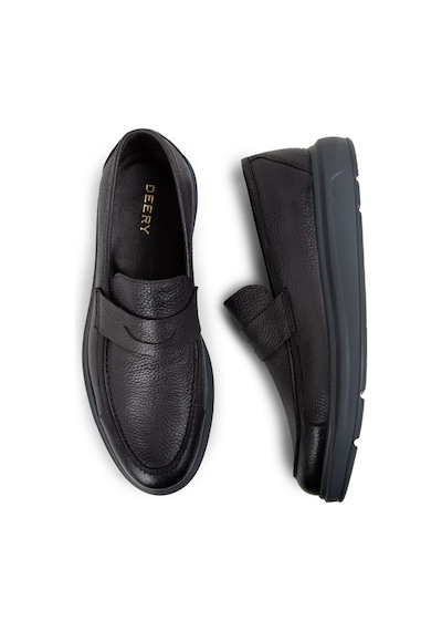 Deery Hakiki Deri Gri Erkek Comfort Loafer Ayakkabı - 01564mgrıp14 Gri