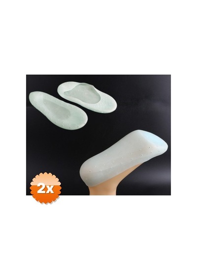 2 Adet Silikon Patik Topuk Çatlağı Ve Koruyucu Jel Çorap
